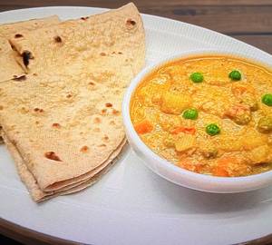 Chapati 3  Nos with veg kuruma