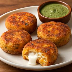 Corn Cheese Ki Potato Tikki