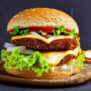 Chicken Cheese Burger