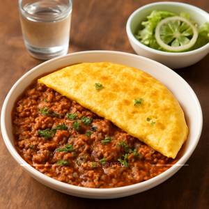 Chicken Keema Omelette