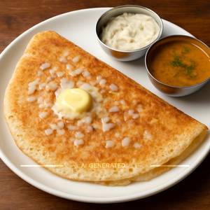 Butter Onion Plain Dosa