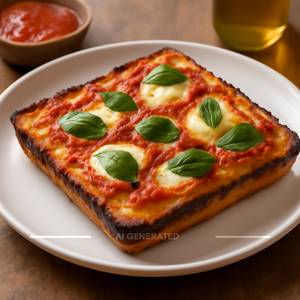 Jain Margherita Detroit Pizza