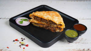 Mutton Beda Roti With Cheese                                                                 