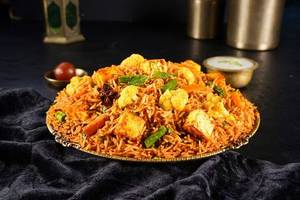 Classic Paneer Subz Biryani (Paneer Dum and Veg Biryani)(Mild Spicy)