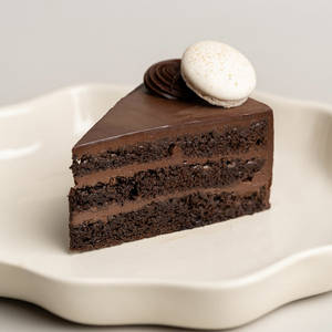 Belgian Chocolate Cake Slice