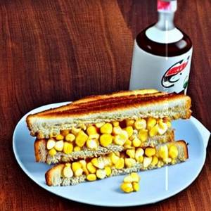 Cheese corn sandwich