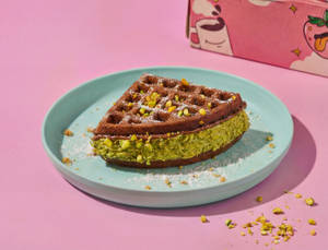 Choco Kunafa Waffle