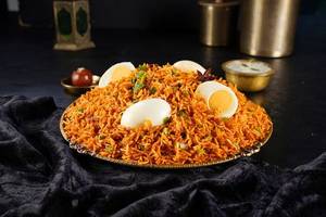 Hyderabadi Tokhm-e-Biryani (Hyderabadi Egg Dum Biryani)(Spicy)