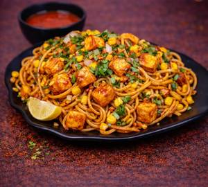 Special Chilli Paneer Corn Noodles