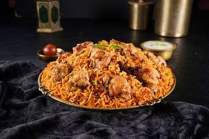 Spicy Mehfooz Makhmali Murgh Biryani(Murgh Afghani Tikka Biryani).