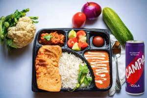 Premium Veg Thali + Drink Combo