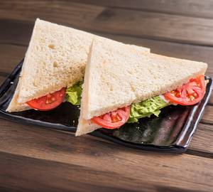 Russian sandwich with mayoneese and herbs