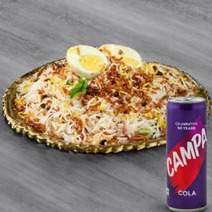 Hyderabadi Egg Biryani + Drink Combo