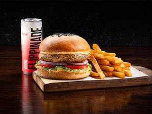 The Grilla + Fries + Flippinade