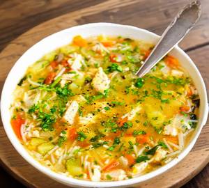 Chicken lemon coriander soup