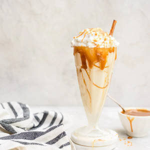 Butterscotch milkshake