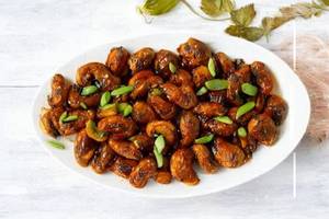 Dry chilli mushrooms