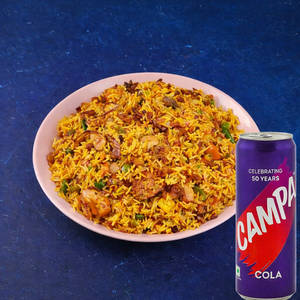 Hyderabadi Vegetable Biryani + Drink Combo