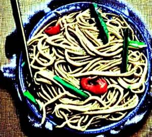 Egg gravy noodles