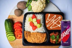 Express Veg Thali + Drink Combo