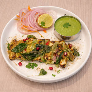 Basil Pest Paneer Tikka