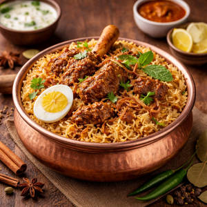 Mutton Dum Biryani