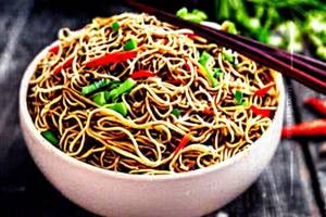 Chicken fried noodles