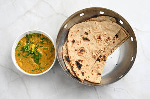 Roti + Paneer Dish