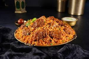 Hyderabadi Do Gosht ki Dum Biryani (Mutton & Chicken Dum)(Spicy)