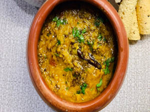 Masala Khichdi With Papad