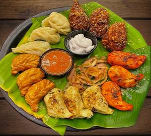 Paneer momos  platter