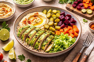 Creamy Cilantro Grill Chicken Bowl
