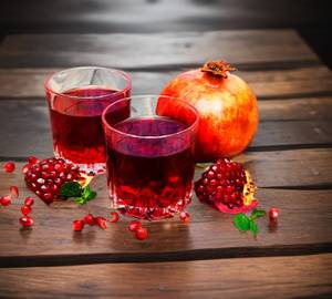 Pomegranate special milkshake