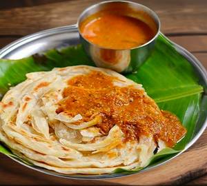 Parotta ( 2 pcs ) + Pepper Chicken