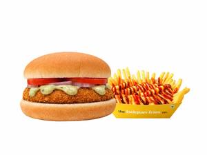 Crispy Chicken Burger Combo