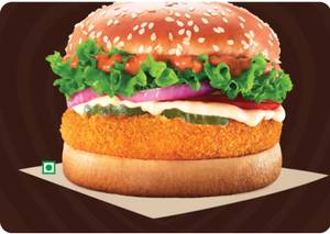 Maharaja Veg Single Burger