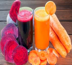 Carrot beetroot mix pure juice