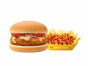 Crunchy Aloo Burger Combo