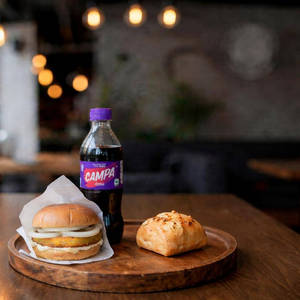 Crazy Burger & Cold Drink Combo