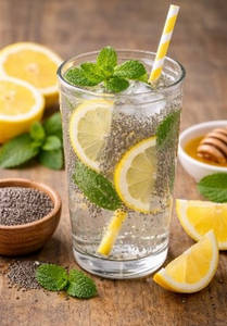 Chia Lemon Fiber Drink