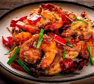 Chilly Prawns