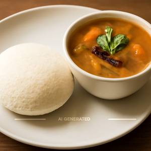 Single idli sambhar