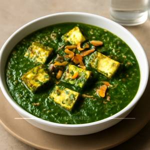 Palak Paneer Lasooni