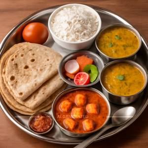 Paneer Kolhapuri Thali