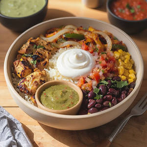 Smoky Indian Chicken Tikka Rice Bowl [35g PROTEIN,433 Kcal]