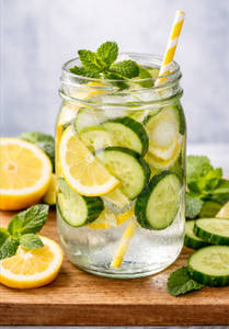 Lemon Cucumber Detox Water