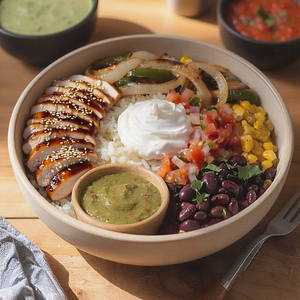 Teriyaki Chicken Breast Strips Rice Bowl [35g PROTEIN,445Kcal]