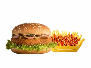 Crispy Veggie Burger Combo