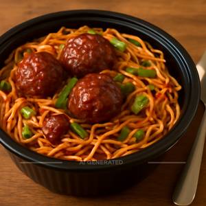 Veg Manchurain Noodles