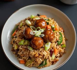 Veg Manchurian Fried Rice